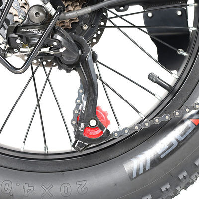 20 &quot;एल्यूमीनियम मिश्र धातु तह फ्रेम 7 स्पीड फैट टायर इलेक्ट्रिक साइकिल फैट एबाइक इलेक्ट्रिक सिटी बाइक
