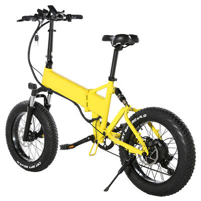 7स्पीड फैट टायर इलेक्ट्रिक फोल्डिंग बाइक 20 इंच ओईएम उपलब्ध है