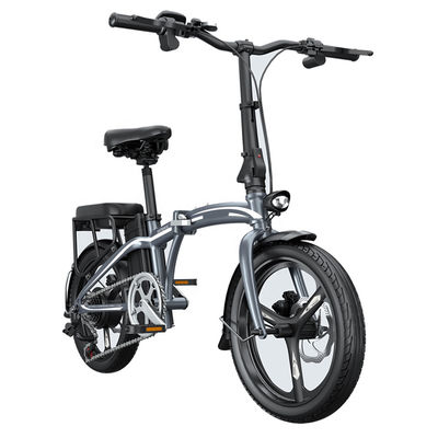 20 इंच इलेक्ट्रिक बाइक स्टील फ्रेम कांटा 48V 250W शिमैनो 7 स्पीड फोल्डिंग ई बाइक इलेक्ट्रिक साइकिल