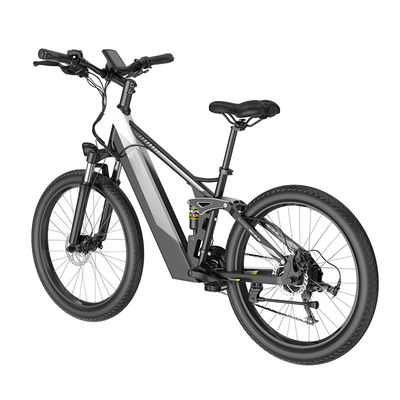 २७ स्पीड पेडल असिस्ट इलेक्ट्रिक साइकिल शिमैनो २.५ टायर के साथ तैयार