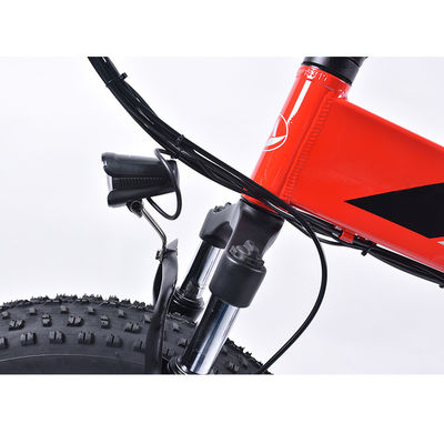 31MPH फैट टायर इलेक्ट्रिक फोल्डिंग बाइक, 7Speed ​​​​20 इंच व्हील इलेक्ट्रिक बाइक