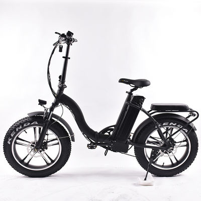 ODM फैट टायर फोल्डिंग इलेक्ट्रिक बाइक 6Speed ​​Derailleur 30KMH