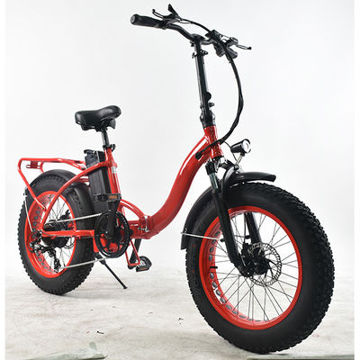 8A लिथियम बैटरी शिमैनो गियर के साथ 30KG फैट टायर इलेक्ट्रिक फोल्डिंग बाइक