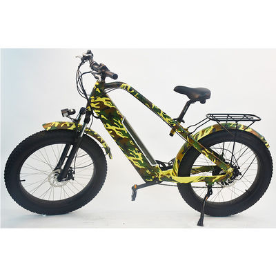 Alu6061 इलेक्ट्रिक फैट टायर हंटिंग बाइक 0.12T मैक्स लोडिंग 4-6h चार्जिंग