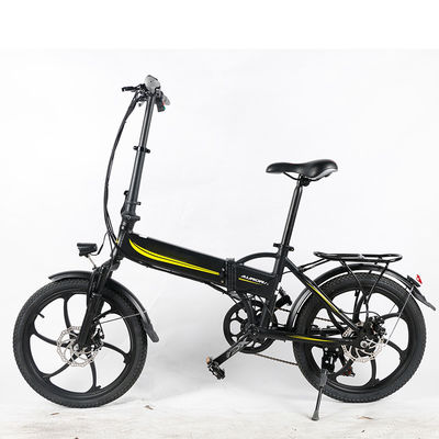 20MPH लाइट फोल्डेबल इलेक्ट्रिक बाइक, 10.4Ah 20 इंच इलेक्ट्रिक फोल्डिंग बाइक