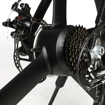 25KM/H फैट टायर इलेक्ट्रिक फोल्डिंग बाइक 7Speed ​​Derailleur . के साथ